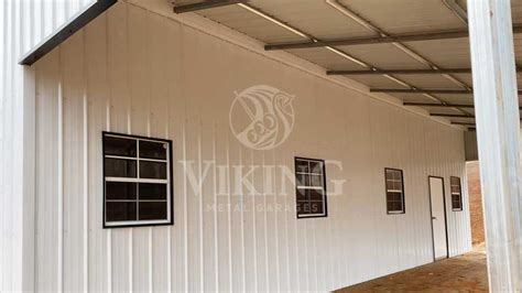 36x40x12 Metal Garage With Lean To 36x40 Garage With Lean To