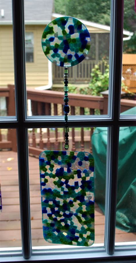 Melted Bead Sun Catcher Old Pans Cheap Plastic Beads I Used The