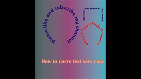 How To Curve Text In Coreldraw Youtube
