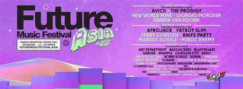 Check out the latest lineups and news from festival around the world. Future Music Festival Asia 2015 cierra su lineup