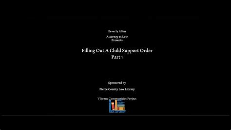 Figuring out how to write a money order is easy, but it's essential that you do it right. How to Fill Out a Child Support Order, Pt 1. - YouTube