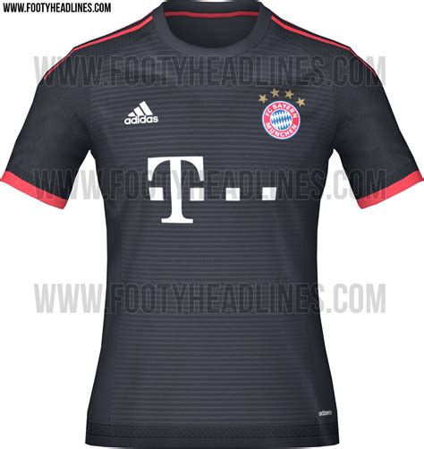 The authentic version worn by the players, which features the functional fit and adidas. FC Bayern München 15-16 Kits Revealed - Footy Headlines