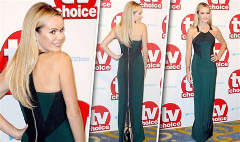 Tv Choice Awards 2015 Amanda Holden Wows In Tight Fitting