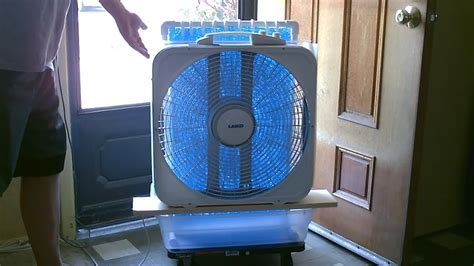 How do you make a homemade air conditioner? Large Area Evap. Air Cooler! - DIY AC Air Cooler! - Simple "Box Fan" Conversion - works great ...
