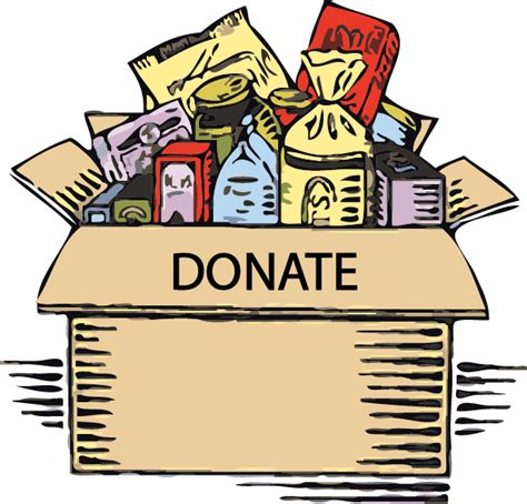 Donation Clipart Food Bank Donation Food Bank Transparent Free For