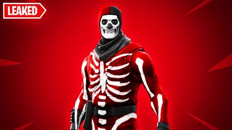 New Red Skull Trooper Skin In Fortnite Youtube