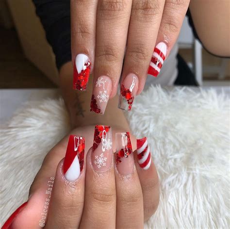 20 Festive Red Nails For The Holidays The Glossychic