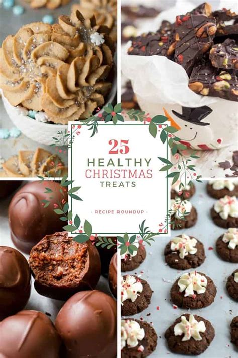25 Healthy Christmas Treats Recipe Roundup • The Healthy Foodie