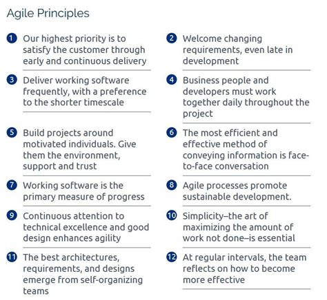 The 4 Values And 12 Principles Of The Agile Manifesto Agile Software Images