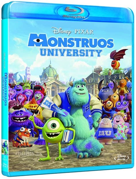 Diseño de las carátulas de Monstruos University en Blu ray