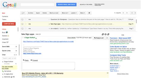 How To Close Mail In Gmail While Using Preview Pane Split Mode Web