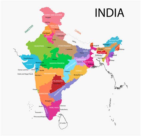 Rated 2 by 1 person. India Map Png - Kerala In India Map, Transparent Png - kindpng