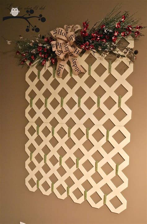 Maybe you would like to learn more about one of these? The Farmhouse Porch: "Christmas in July" Lattice Card Holder Craft