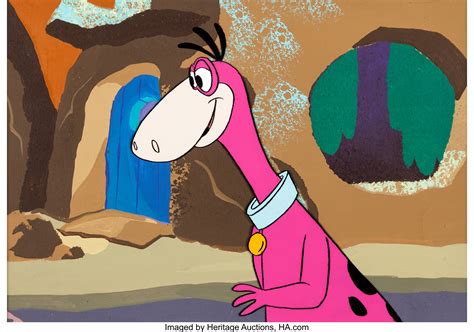 The Flintstones Dino Production Cel Hanna Barbera C Lot 97362