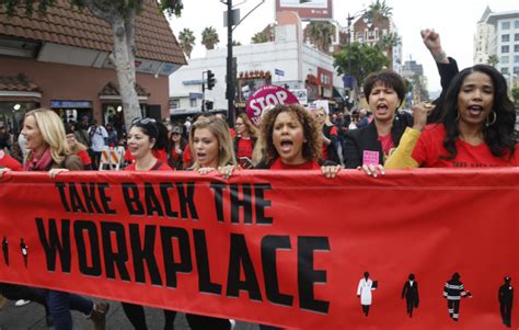 Hundreds March Through Hollywood In Protest Against Sexual Abuse