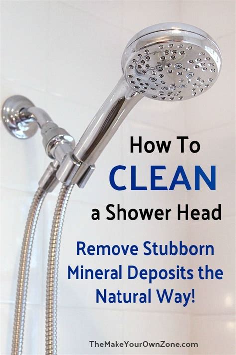 How To Clean A Shower Head Shower Heads Shower Head Cleaning Vinegar Cleaning Faucets