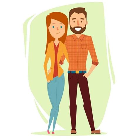 Cartoon Couple Vector Free Download