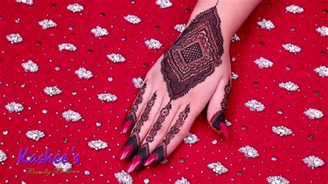 Kashees Flower Signature Mehndi Kashees Easy Mehndi Designs Learn