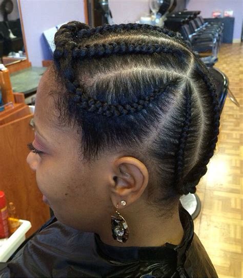 Simple Cornrows Style Natural Hair Twists Cornrows