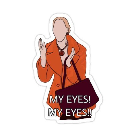 Phoebe Buffay My Eyes Sticker Sticker By Saintsdesign In 2021