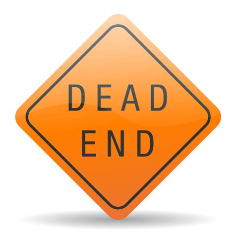 Vector Clip Art Of Dead End Warning Traffic Sign Free Svg