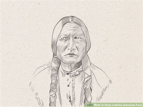 How To Draw A Native American Face 9 Steps With Pictures