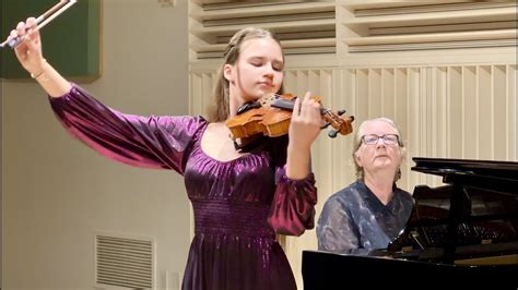 Violin Recital Of Year Old Karolina Protsenko Mendelssohn Violin Concerto St Mov Youtube