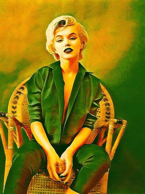 Marilyn Monroe Portrait Digital Art By Francesca Mungo