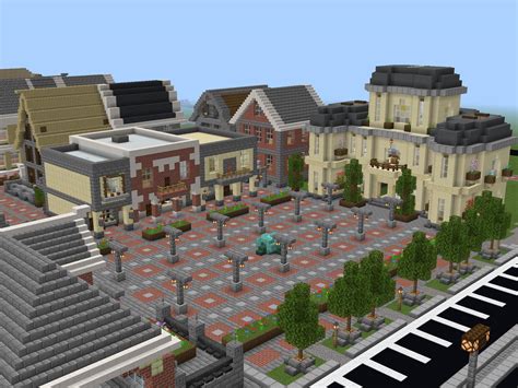 Town Square I Made With Friends Rminecraft