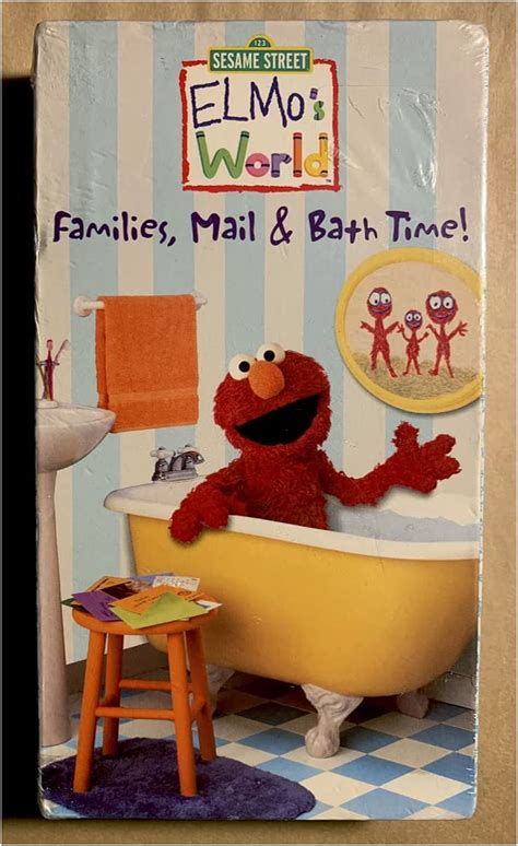 Amazon Com Elmo S World Families Mail Bath Time VHS Sesame