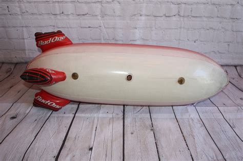 Budweiser Inflatable Bud One Airship 30 Blow Up Blimp Etsy