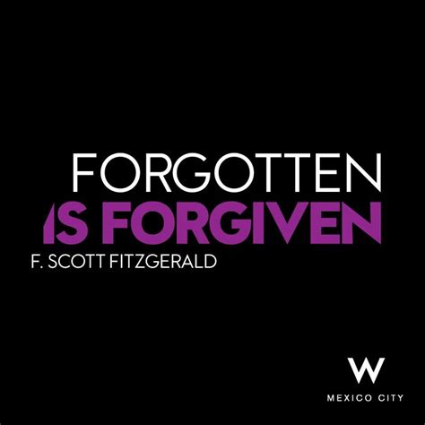 Forgotten Is Forgiven