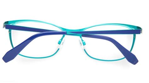 Izumi Os 9258 Col 2 Cobalt Aqua Eyeglasses Frame 51 17 135 Demo Lenses Missing Ebay