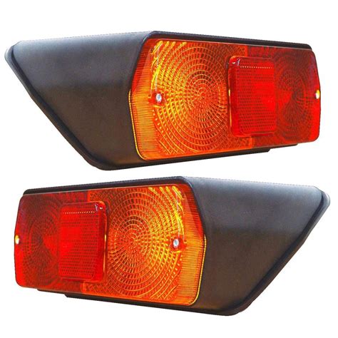 Bajato Rear Combination Light Assembly Tail Lights With 12v Bulbs And