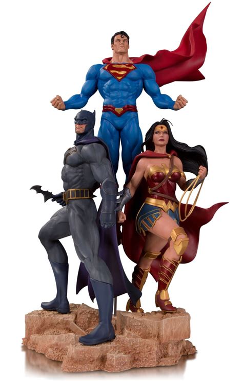 Dc Designer Series Trinity Superman Batman And Wonder Woman Statue