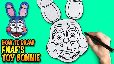 How To Draw Toy Bonnie Fnaf Easy Step By Step Drawing Lessons Youtube