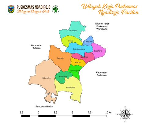 Peta Wilayah Kerja Puskesmas Ngadirojo Pacitan