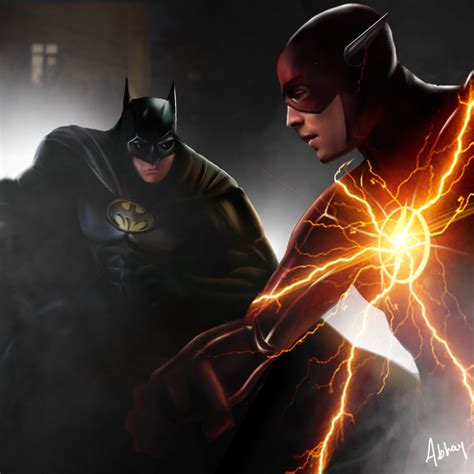 Artstation Flash Meets Batman