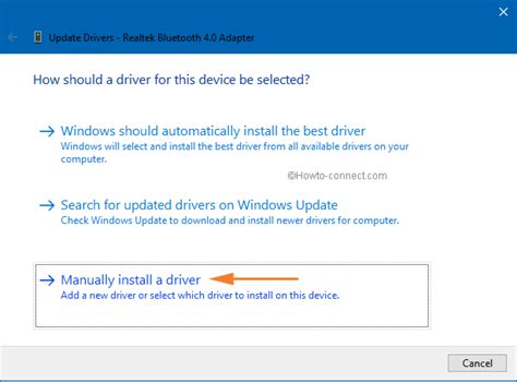 Manually Install A Driver On Device Manager In Windows 10