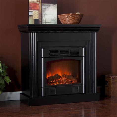 Holly And Martin Bastrop Petite Convertible Electric Fireplace Black