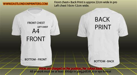 T Shirt Printing Mockups And Print Guide