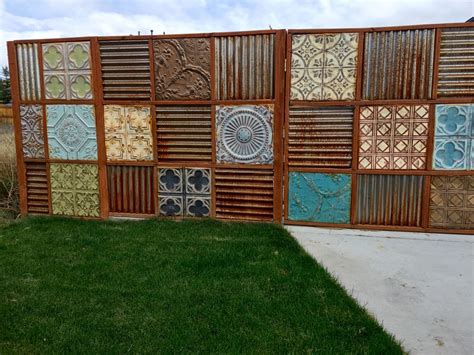 Maybe you would like to learn more about one of these? corrugated metal fence