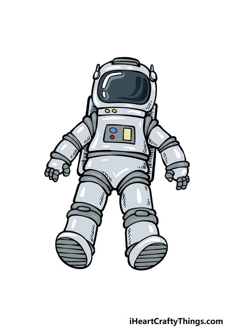 Real Space Suit Drawing