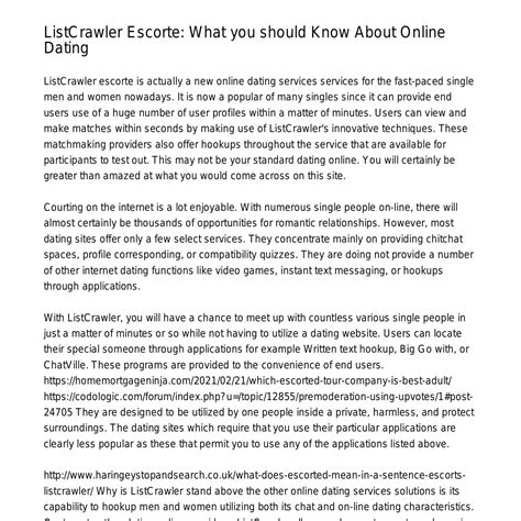 ListCrawler Escorte What you must Find Out About Online Datingtpveq.pdf