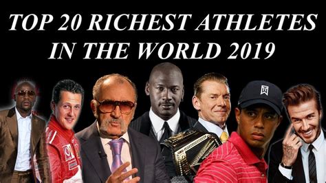 Top 20 Richest Athletes In The World Highest Paid Athletes In The