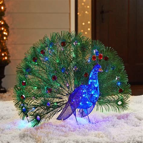 The company core product categories include lumber and. Holiday Living 36-in Long Lighted Peacock in the Outdoor ...