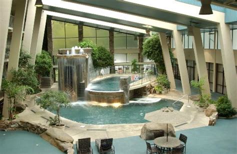 Indoor Swiming Pool With Waterfall Picture Of Glenstone Lodge