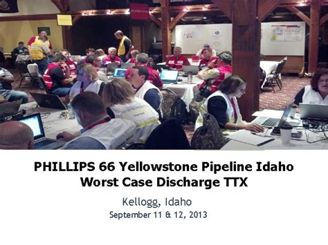 Phillips 66 Yellowstone Pipeline Idaho Worst Case Discharge