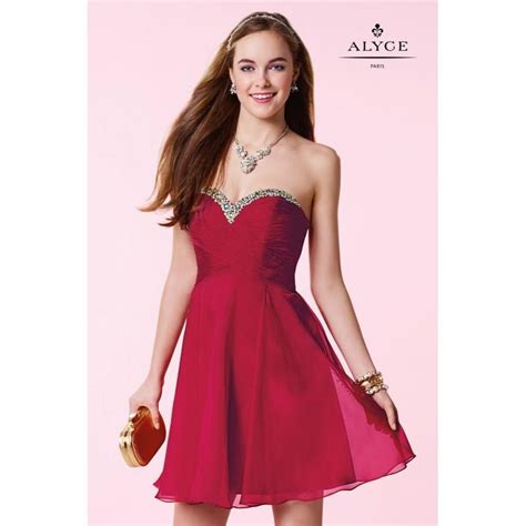 Alyce Paris 3642 Ruched Short Party Dress Brand Prom Dresses 2751530