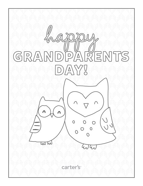 Free Printable Grandparents Day Coloring Pages Printable Templates